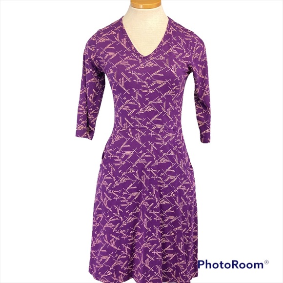 Svaha Dresses & Skirts - Svaha Rosalind Literature Quotes English Teacher Dress 3/4 Sleeve Purple Small